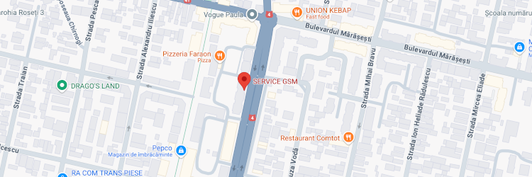 Hartă cu locația Service GSM Oltenița, Bulevardul Tineretului 121, Oltenița 915400